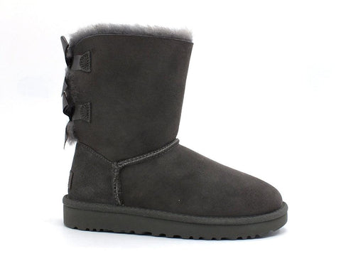 UGG W Bailey Bow II Stivaeltto Grey 1016225W - Sandrini Calzature e Abbigliamento