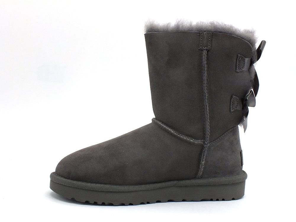 UGG W Bailey Bow II Stivaeltto Grey 1016225W - Sandrini Calzature e Abbigliamento