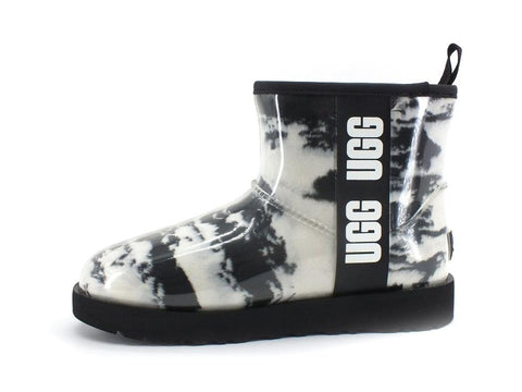 UGG W Classic Clear Mini Marble Stivaletto Pelo Black W1120778 - Sandrini Calzature e Abbigliamento