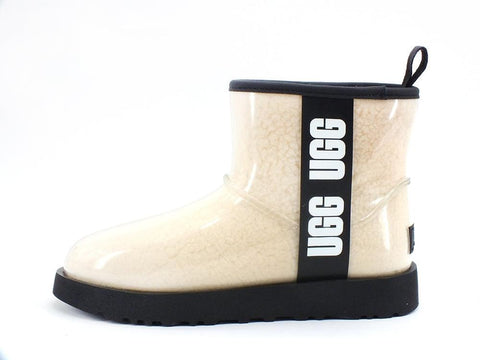 UGG W Classic Clear Mini Stivaletto Natural Black 1113190W - Sandrini Calzature e Abbigliamento