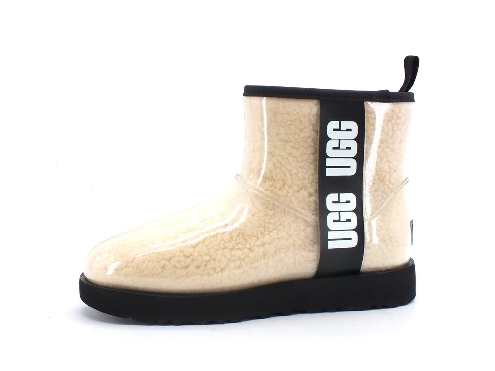 UGG W Classic Clear Mini Stivaletto Natural Black W1113190 - Sandrini Calzature e Abbigliamento