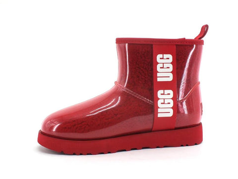 UGG W Classic Clear Mini Stivaletto Samba Red W1113190 - Sandrini Calzature e Abbigliamento