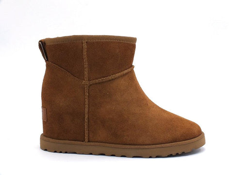 UGG W Classic Femme Mini Stivaletto Zeppa Chestnut 1104609W - Sandrini Calzature e Abbigliamento