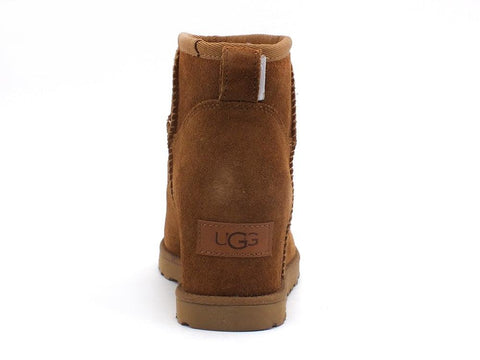 UGG W Classic Femme Mini Stivaletto Zeppa Chestnut 1104609W - Sandrini Calzature e Abbigliamento