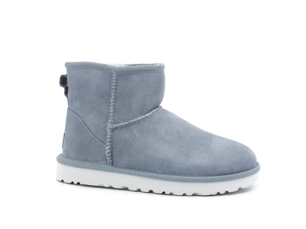 UGG W Classic Mini II Stivaletto Pelo Beige Grey Ash Fog W1016222 - Sandrini Calzature e Abbigliamento