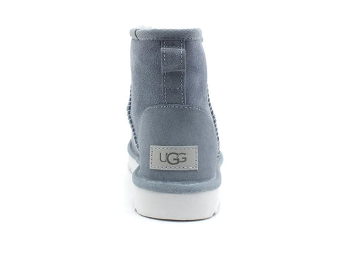 UGG W Classic Mini II Stivaletto Pelo Beige Grey Ash Fog W1016222 - Sandrini Calzature e Abbigliamento
