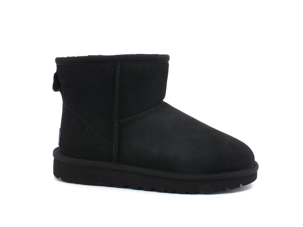 UGG W Classic Mini II Stivaletto Pelo Black W1016222 - Sandrini Calzature e Abbigliamento
