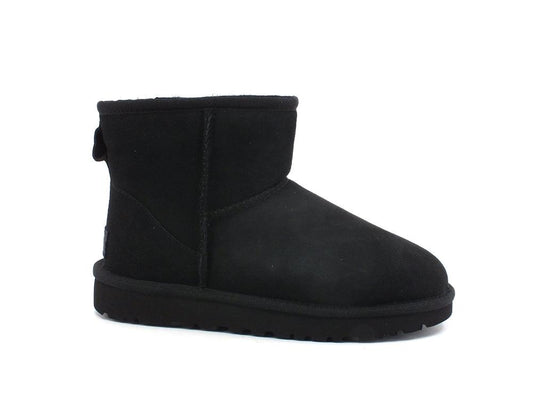 UGG W Classic Mini II Stivaletto Pelo Black W1016222 - Sandrini Calzature e Abbigliamento