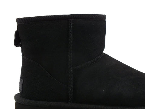 UGG W Classic Mini II Stivaletto Pelo Black W1016222 - Sandrini Calzature e Abbigliamento
