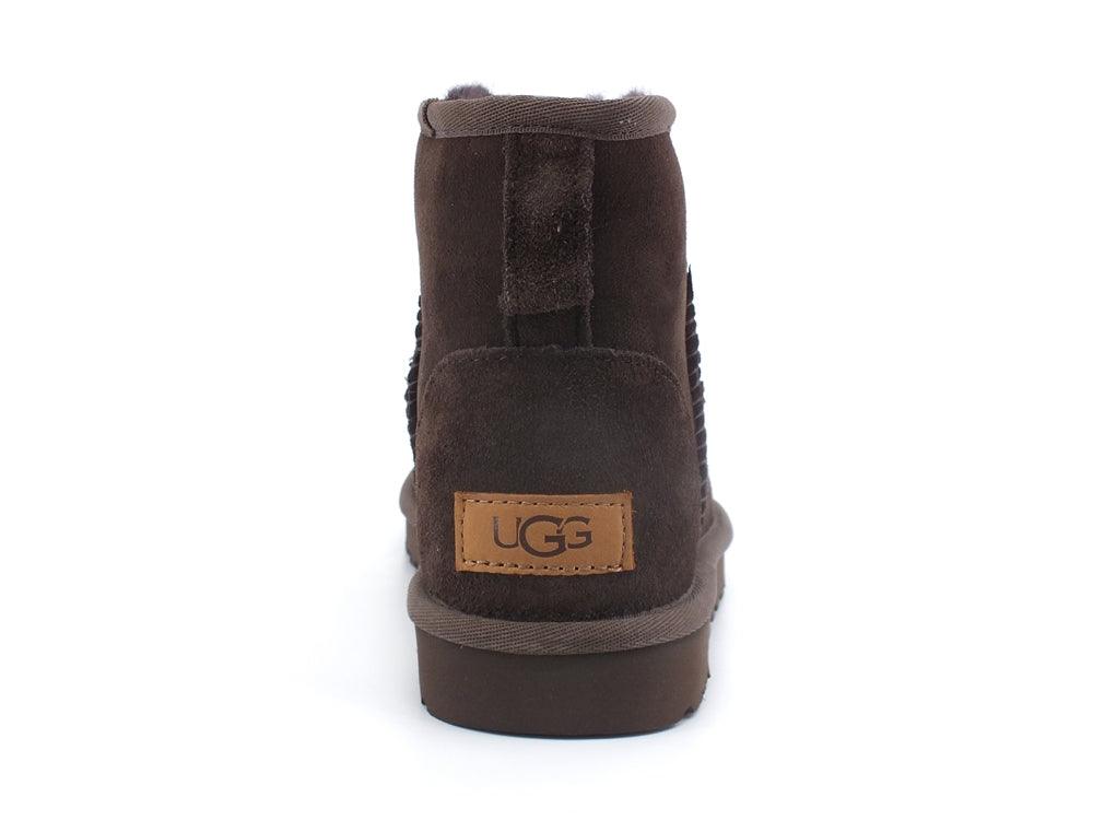 UGG W Classic Mini II Stivaletto Pelo Chocolate W1016222 - Sandrini Calzature e Abbigliamento