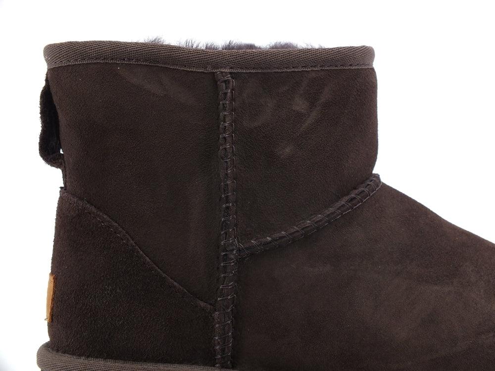UGG W Classic Mini II Stivaletto Pelo Chocolate W1016222 - Sandrini Calzature e Abbigliamento