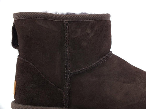 UGG W Classic Mini II Stivaletto Pelo Chocolate W1016222 - Sandrini Calzature e Abbigliamento