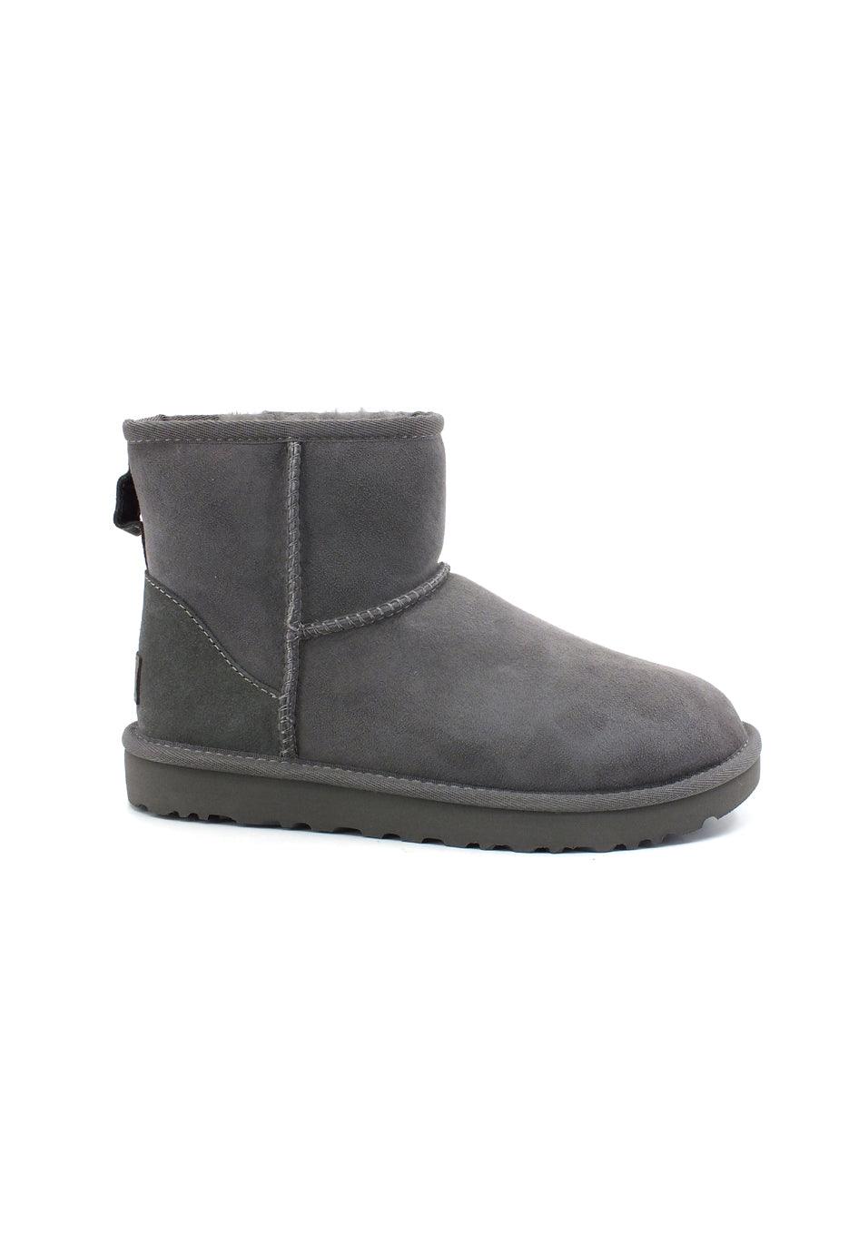 UGG W Classic Mini II Stivaletto Pelo Donna Grey W1016222 - Sandrini Calzature e Abbigliamento