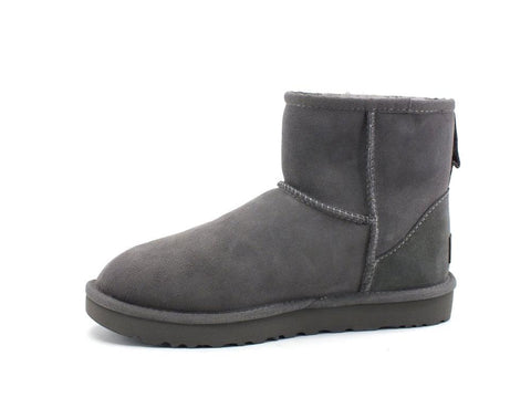 UGG W Classic Mini II Stivaletto Pelo Grey W1016222 - Sandrini Calzature e Abbigliamento