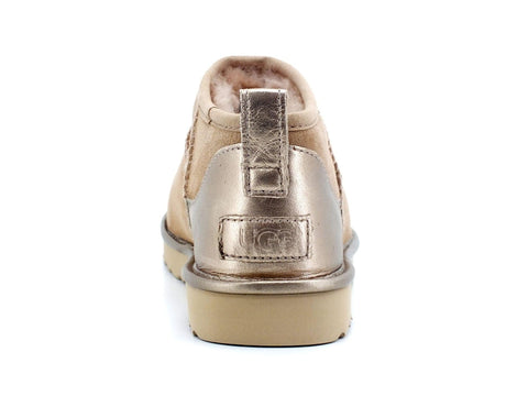 UGG W Classic Ultra Mini Shine Stivaletto Pelo Pink Beachwood W1123634 - Sandrini Calzature e Abbigliamento