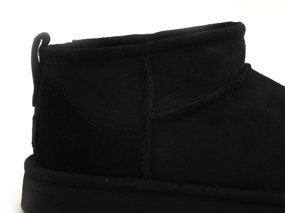 UGG W Classic Ultra Mini Stivaletto Black W1116109 - Sandrini Calzature e Abbigliamento