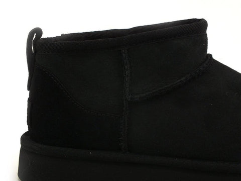 UGG W Classic Ultra Mini Stivaletto Black W1116109 - Sandrini Calzature e Abbigliamento