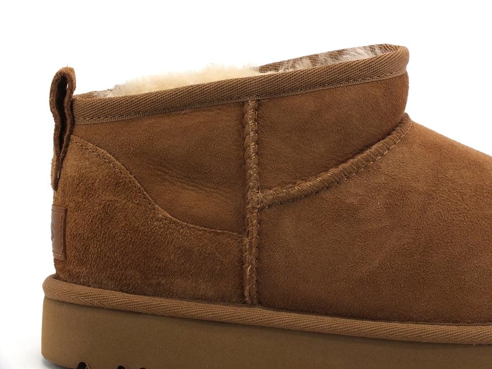 UGG W Classic Ultra Mini Stivaletto Chestnut W1116109 - Sandrini Calzature e Abbigliamento