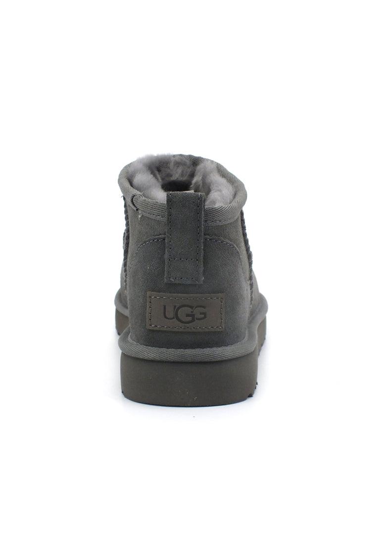 UGG W Classic Ultra Mini Stivaletto Pelo Donna Grey W1116109 - Sandrini Calzature e Abbigliamento