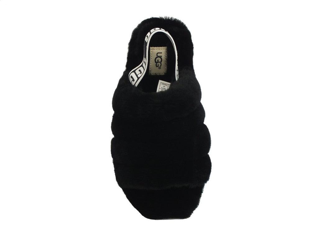 UGG W Fuff Yeah Slide Black 1095119 W - Sandrini Calzature e Abbigliamento