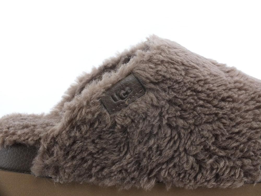 UGG W Fuzz Sugar Slide Ciabatta Pelo Hickory W1121634 - Sandrini Calzature e Abbigliamento