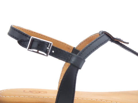 UGG W Madeena Sandalo Pelle Black Nero W1119759 - Sandrini Calzature e Abbigliamento