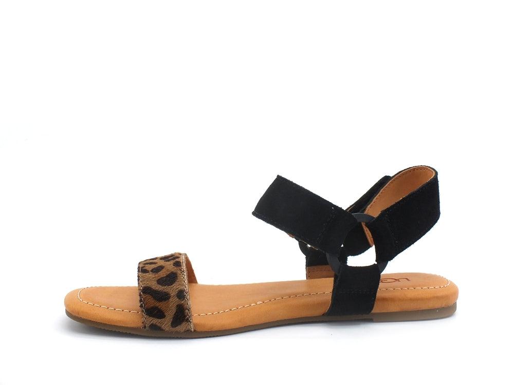 UGG W Rynell Leopard Sandalo Black Tan Leopard W1118470 - Sandrini Calzature e Abbigliamento