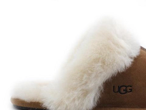 UGG W Scufette II Ciabatta Pelo Chestnut W1106872 - Sandrini Calzature e Abbigliamento