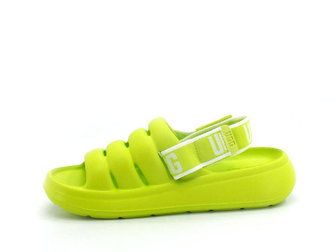 UGG W Sport Yeah Ciabatta Sandalo Key Lime Green W1126811 - Sandrini Calzature e Abbigliamento