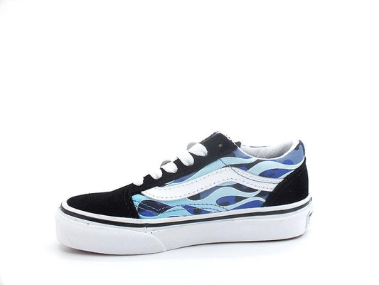 VANS Old Skool Camo Flame Sneaker Blue Ice Camo VN0A7Q5FABW - Sandrini Calzature e Abbigliamento