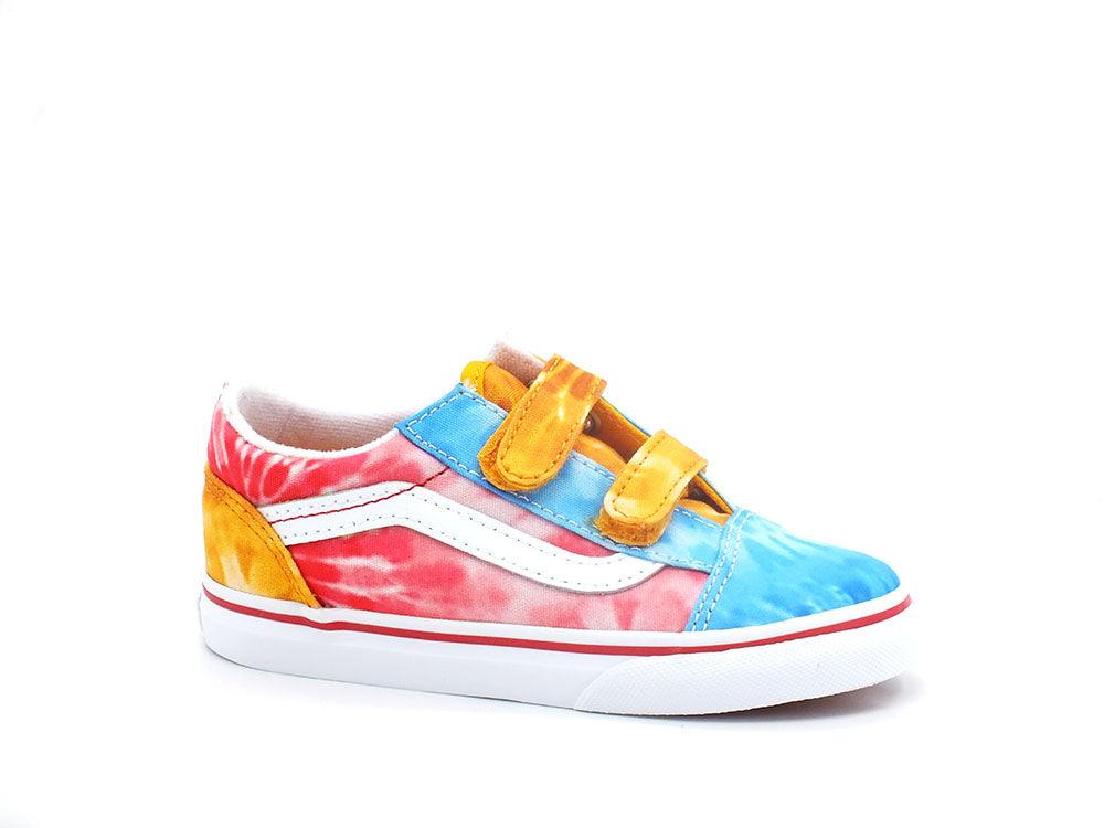 VANS Old Skool Tie Dye Block Sneaker Kids Multi True White VN000D3YABO1 - Sandrini Calzature e Abbigliamento