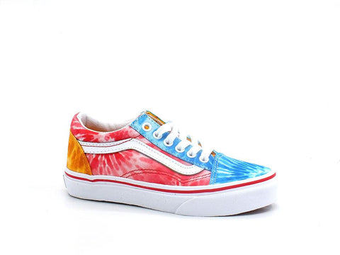 VANS Old Skool Tie Dye Block Sneaker Multi True White VN0A7Q5FABO1 - Sandrini Calzature e Abbigliamento