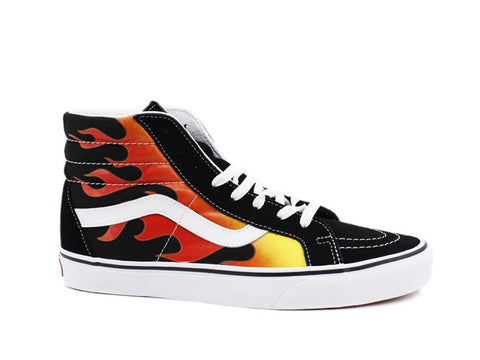 VANS Sk8-Hi Reissue Sneaker Black Flame VN0A2XSBPHN1 - Sandrini Calzature e Abbigliamento