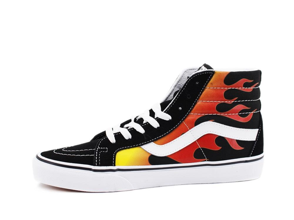 VANS Sk8-Hi Reissue Sneaker Black Flame VN0A2XSBPHN1 - Sandrini Calzature e Abbigliamento