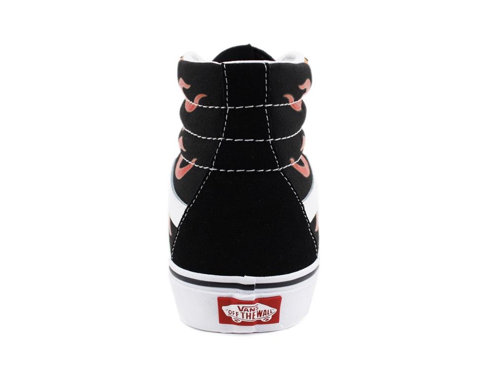 VANS Sk8-Hi Reissue Sneaker Black Flame VN0A2XSBPHN1 - Sandrini Calzature e Abbigliamento