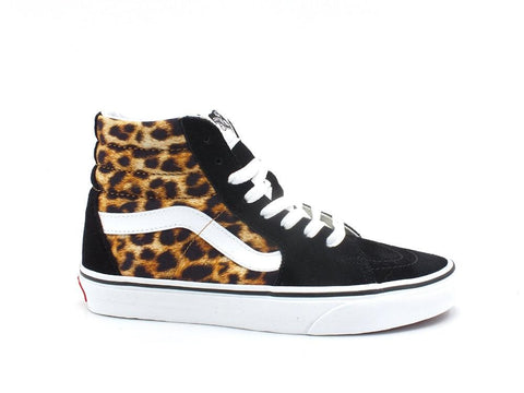 VANS Sk8-Hi Sneaker High Black White Leopard VN0A4U3C3I61 - Sandrini Calzature e Abbigliamento