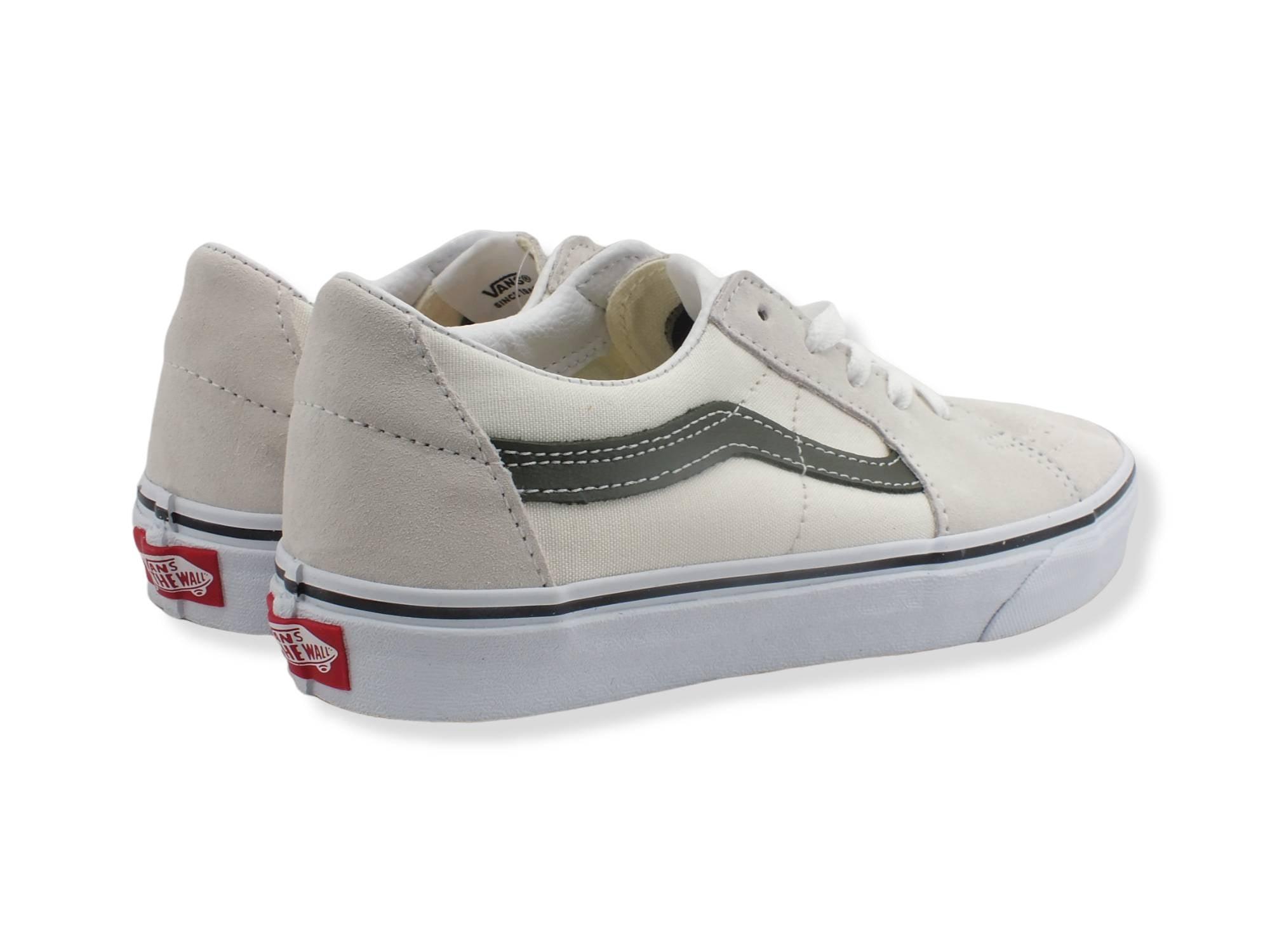 VANS Sk8 Low Sneaker White Khaki VN0A4UUKB361 - Sandrini Calzature e Abbigliamento