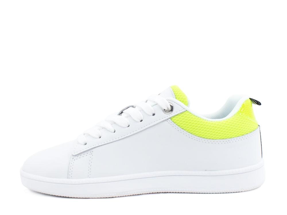 VESPA Festival Sneakers White Yellow Fluo V00013-414-1032 - Sandrini Calzature e Abbigliamento