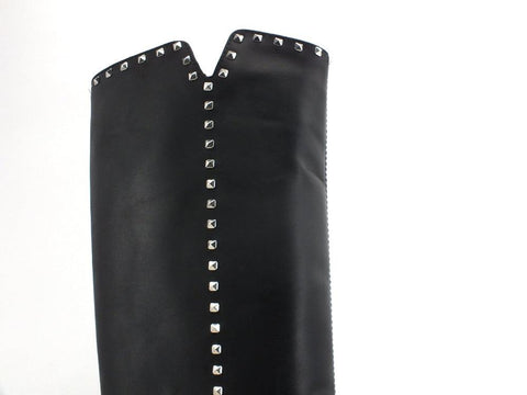 VIA ROMA 15 Malibù Stivale Pelle Borchiette Nero 3600 - Sandrini Calzature e Abbigliamento