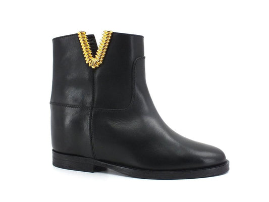 VIA ROMA 15 Saint Barth Stivaletto Biker Logo Nero 3613 - Sandrini Calzature e Abbigliamento