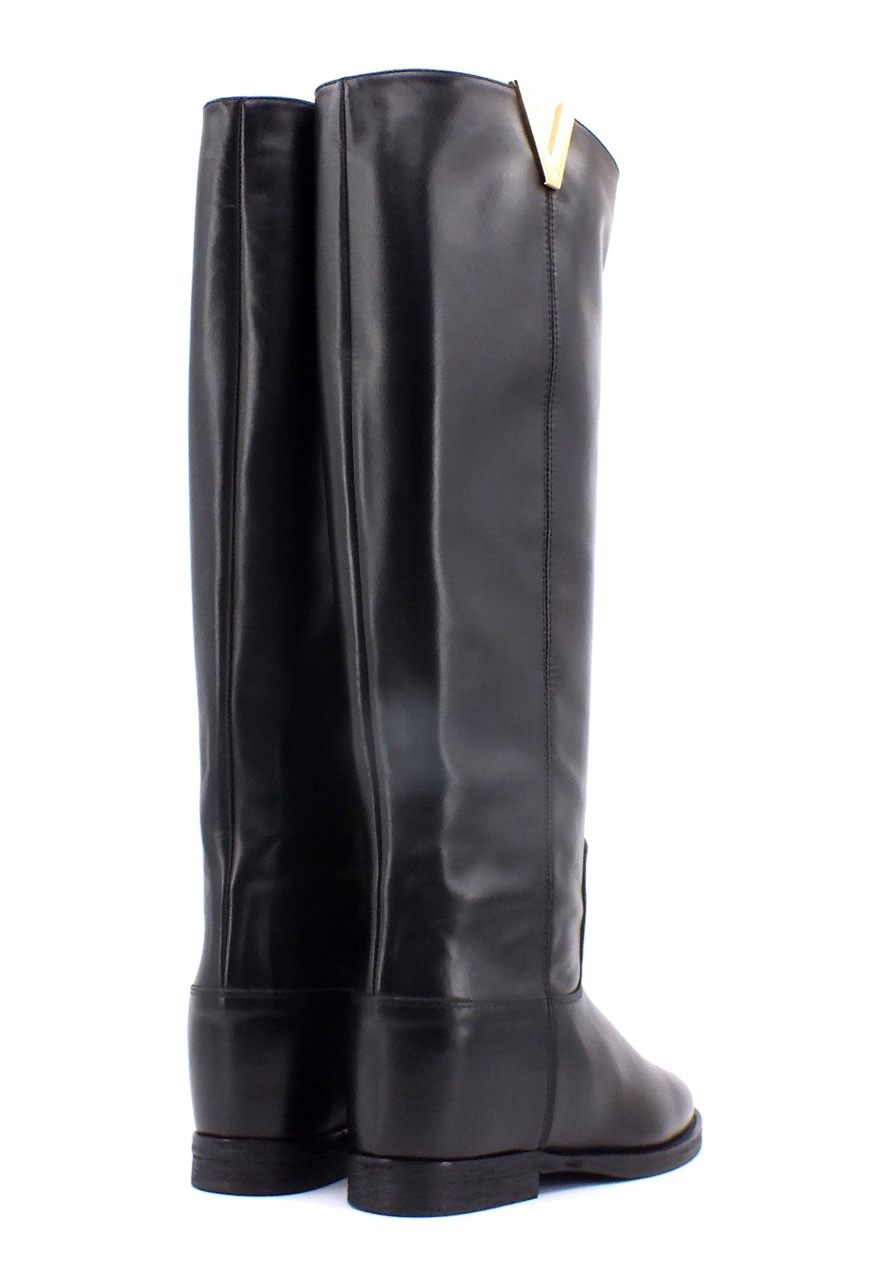 VIA ROMA 15 Santa Monica Stivale Donna Nero 2568 - Sandrini Calzature e Abbigliamento