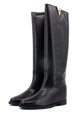 VIA ROMA 15 Santa Monica Stivale Donna Nero 4055 - Sandrini Calzature e Abbigliamento