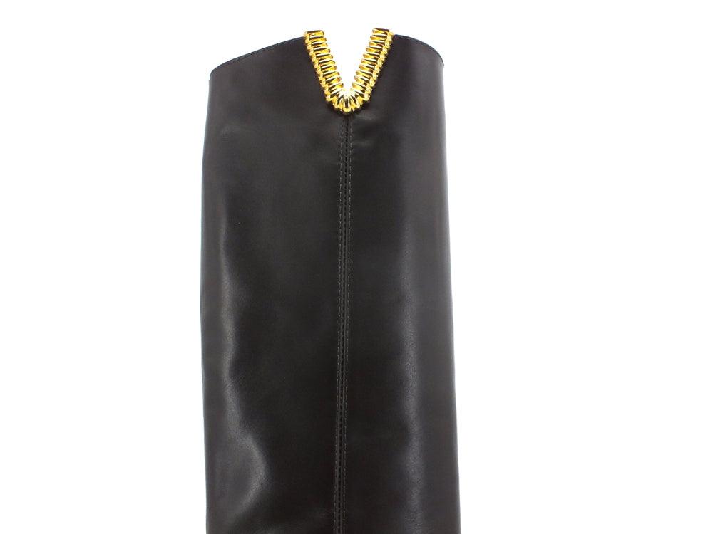 VIA ROMA 15 Santa Monica Stivale Pelle Testa di Moro 3610 - Sandrini Calzature e Abbigliamento