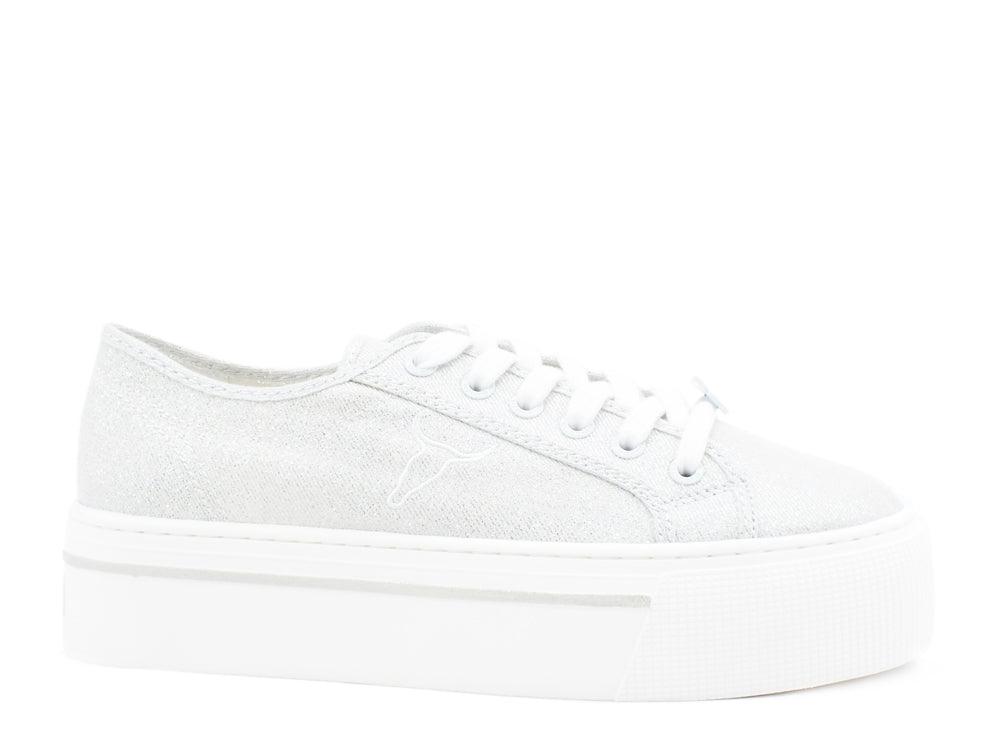 WINDSOR SMITH Ruby Neon Silver Metal White RUBY - Sandrini Calzature e Abbigliamento