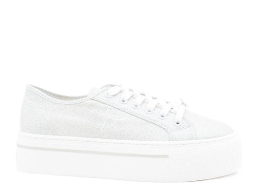 WINDSOR SMITH Ruby Neon Silver Metal White RUBY - Sandrini Calzature e Abbigliamento