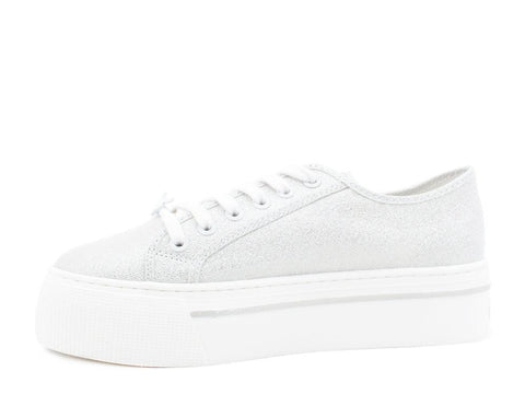 WINDSOR SMITH Ruby Neon Silver Metal White RUBY - Sandrini Calzature e Abbigliamento