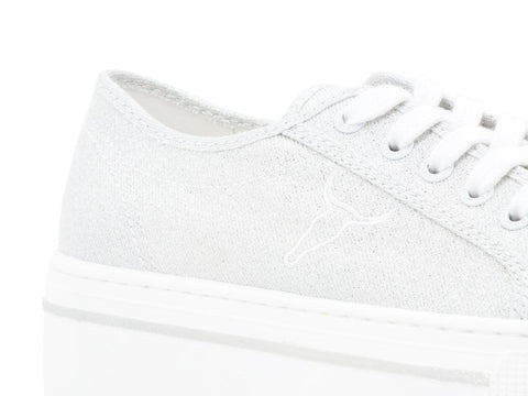 WINDSOR SMITH Ruby Neon Silver Metal White RUBY - Sandrini Calzature e Abbigliamento