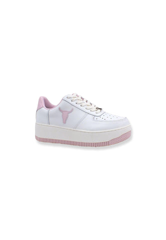 WINDSOR SMITH Sneaker Ox Platform Donna White Fair Floss RECHARGE - Sandrini Calzature e Abbigliamento