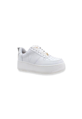 WINDSOR SMITH Sneaker Ox Platform Donna White RACERR - Sandrini Calzature e Abbigliamento