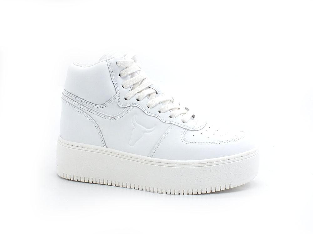 WINDSOR SMITH Sneaker Platform Hi White THRIVE - Sandrini Calzature e Abbigliamento